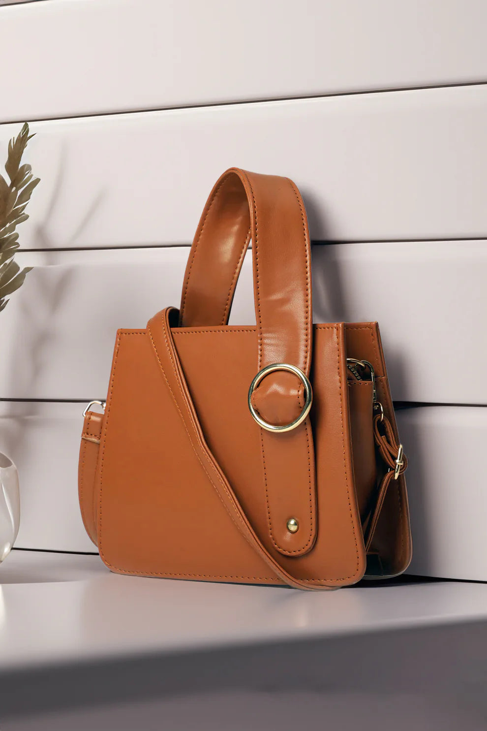 Culture Handbag RingBloom - Brown