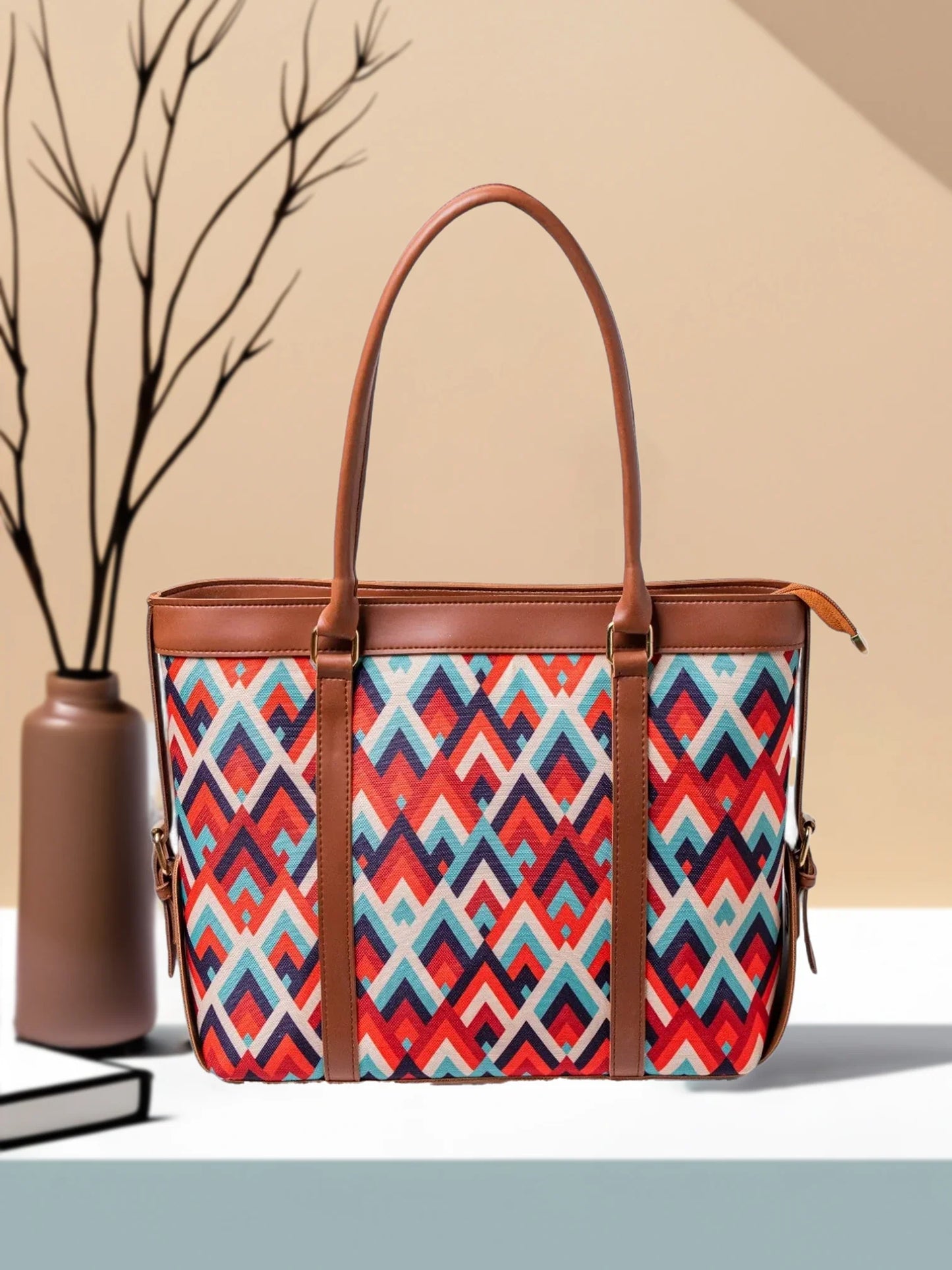 Culture Strap Canvas Tote Bag Sunset