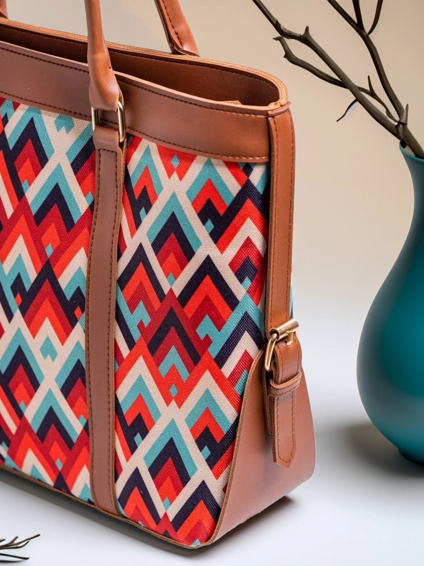 Culture Strap Canvas Tote Bag Sunset