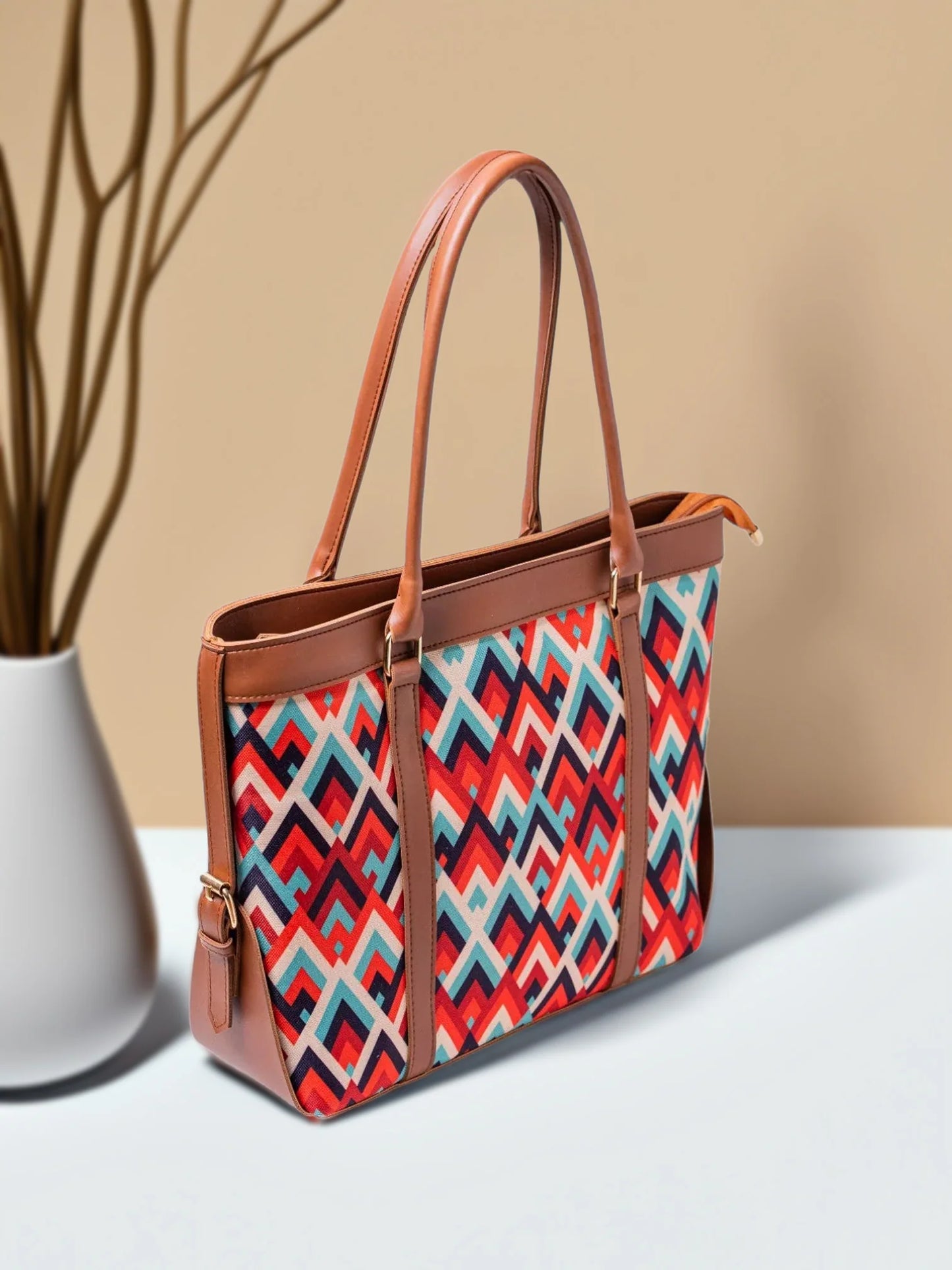 Culture Strap Canvas Tote Bag Sunset