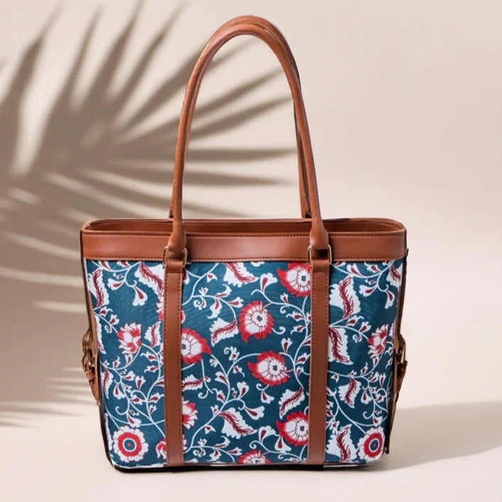 Culture Strap Canvas Tote Bag Sunset Allure