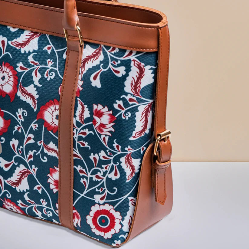 Culture Strap Canvas Tote Bag Sunset Allure