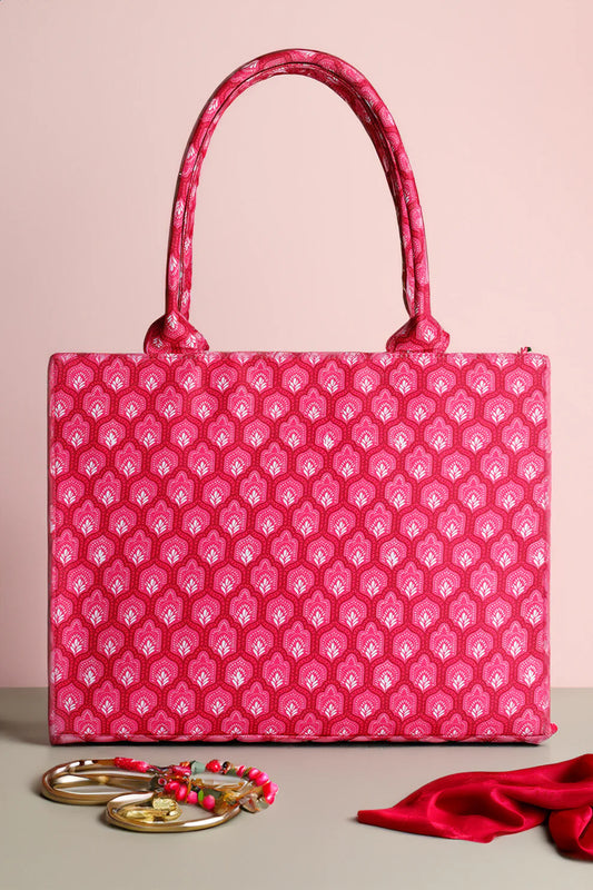 Culture Canvas Tote Hot Pink