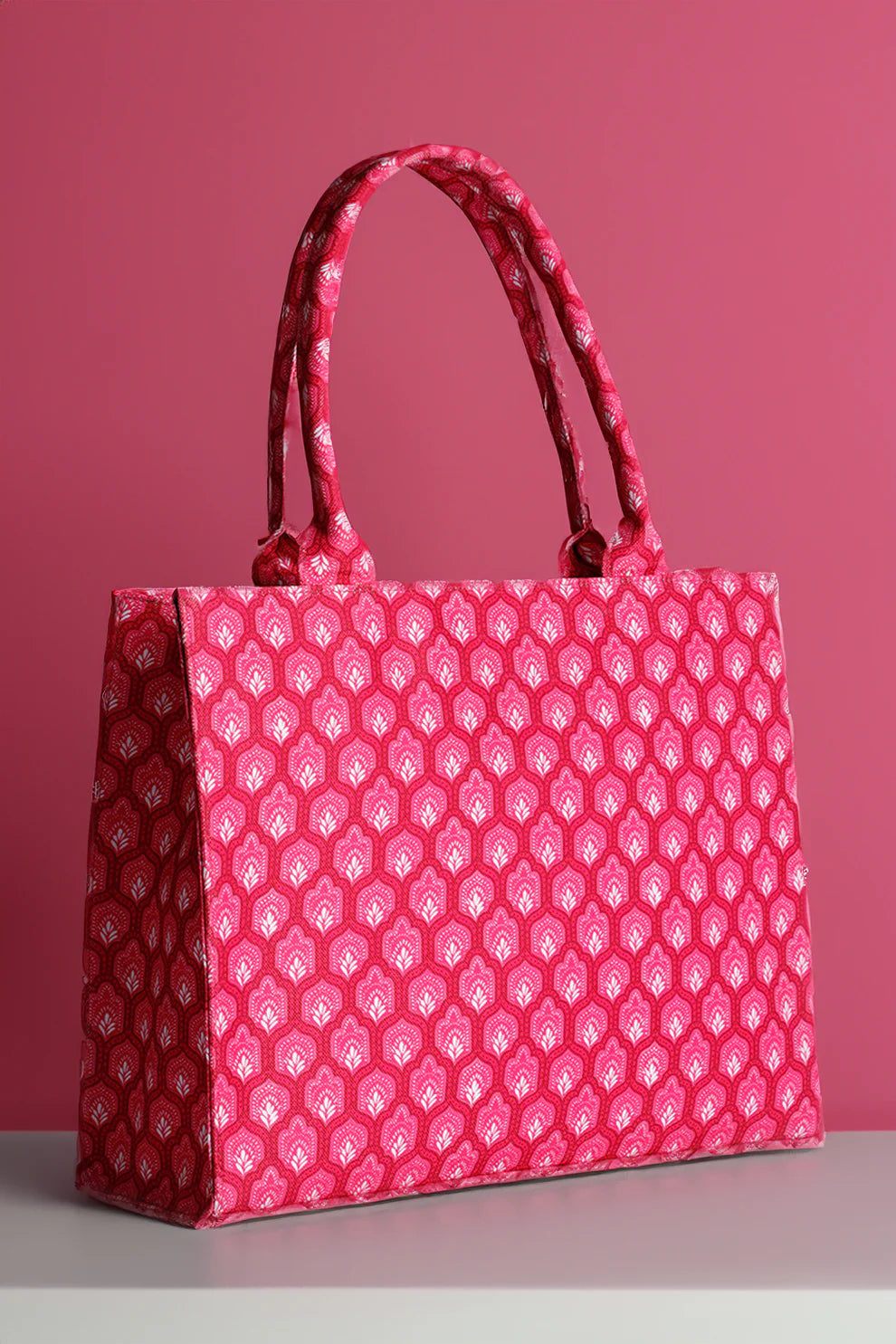Culture Canvas Tote Hot Pink