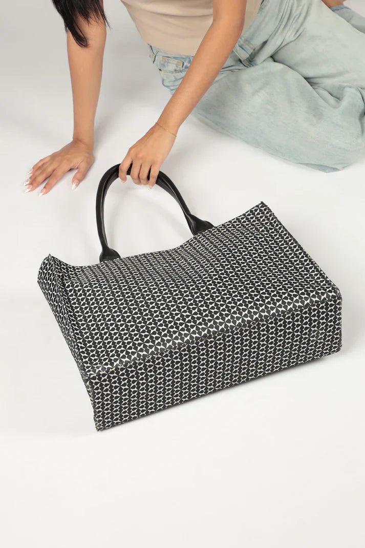 Culture Canvas Tote Premium Strap Black