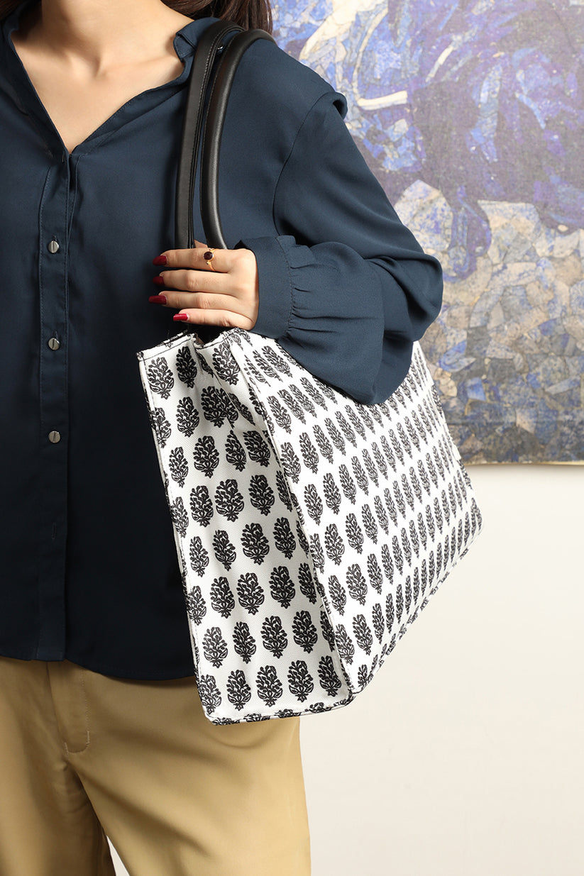 Culture Canvas Tote Premium Strap White