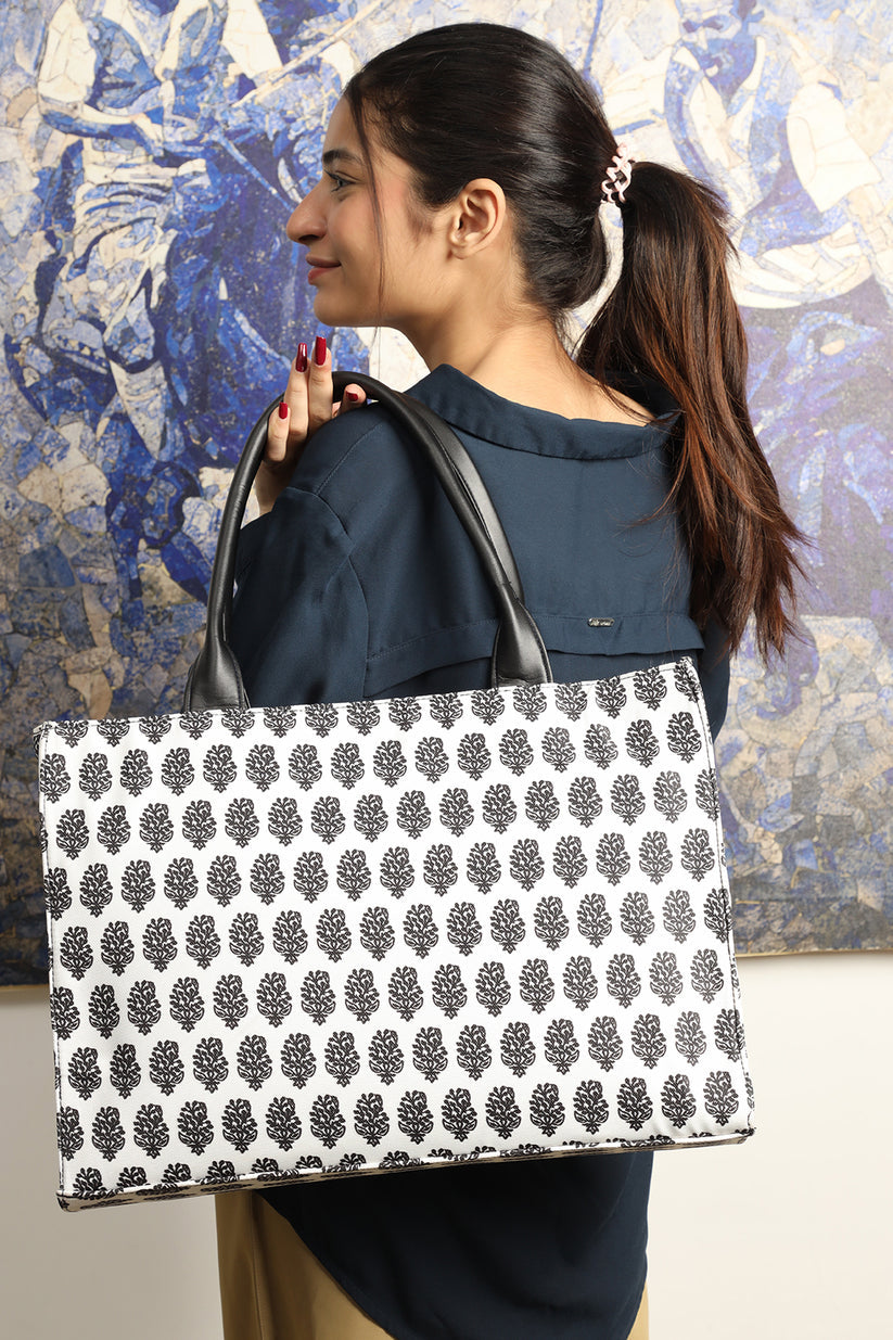 Culture Canvas Tote Premium Strap White