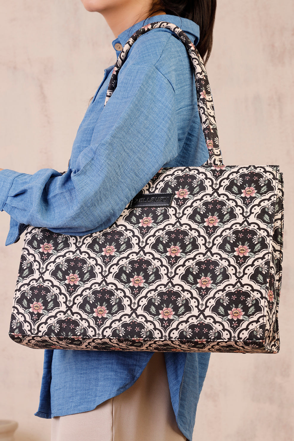 Culture Canvas Tote Round Floral