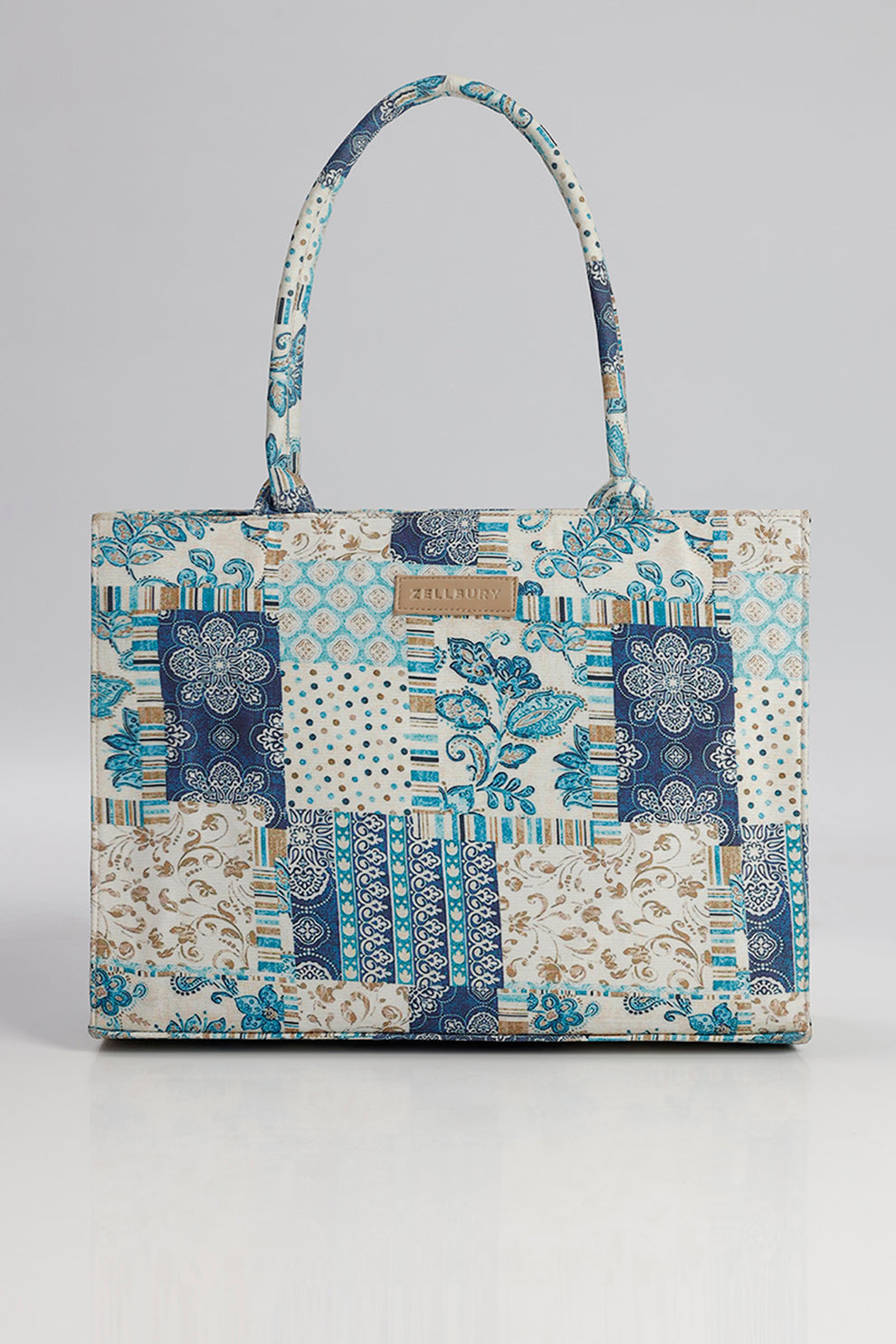 Culture Canvas Tote Blue Floral