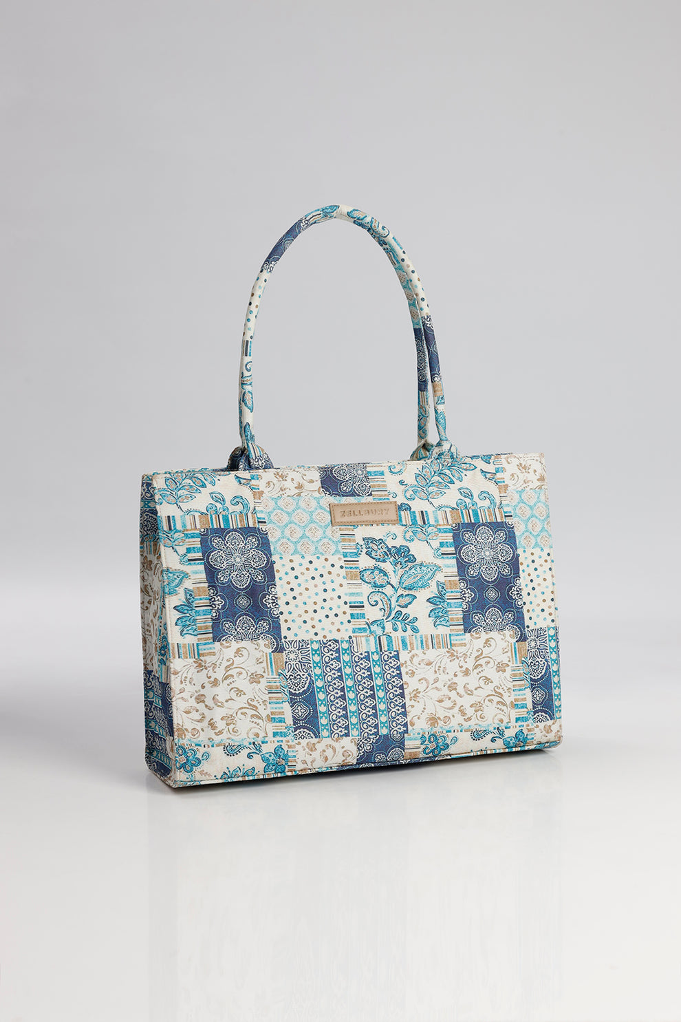 Culture Canvas Tote Blue Floral