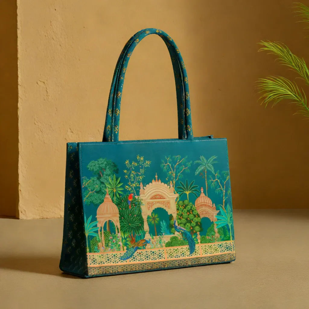 Culture Canvas Tote Bags Peacock