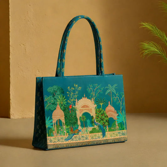 Culture Canvas Tote Bags Peacock