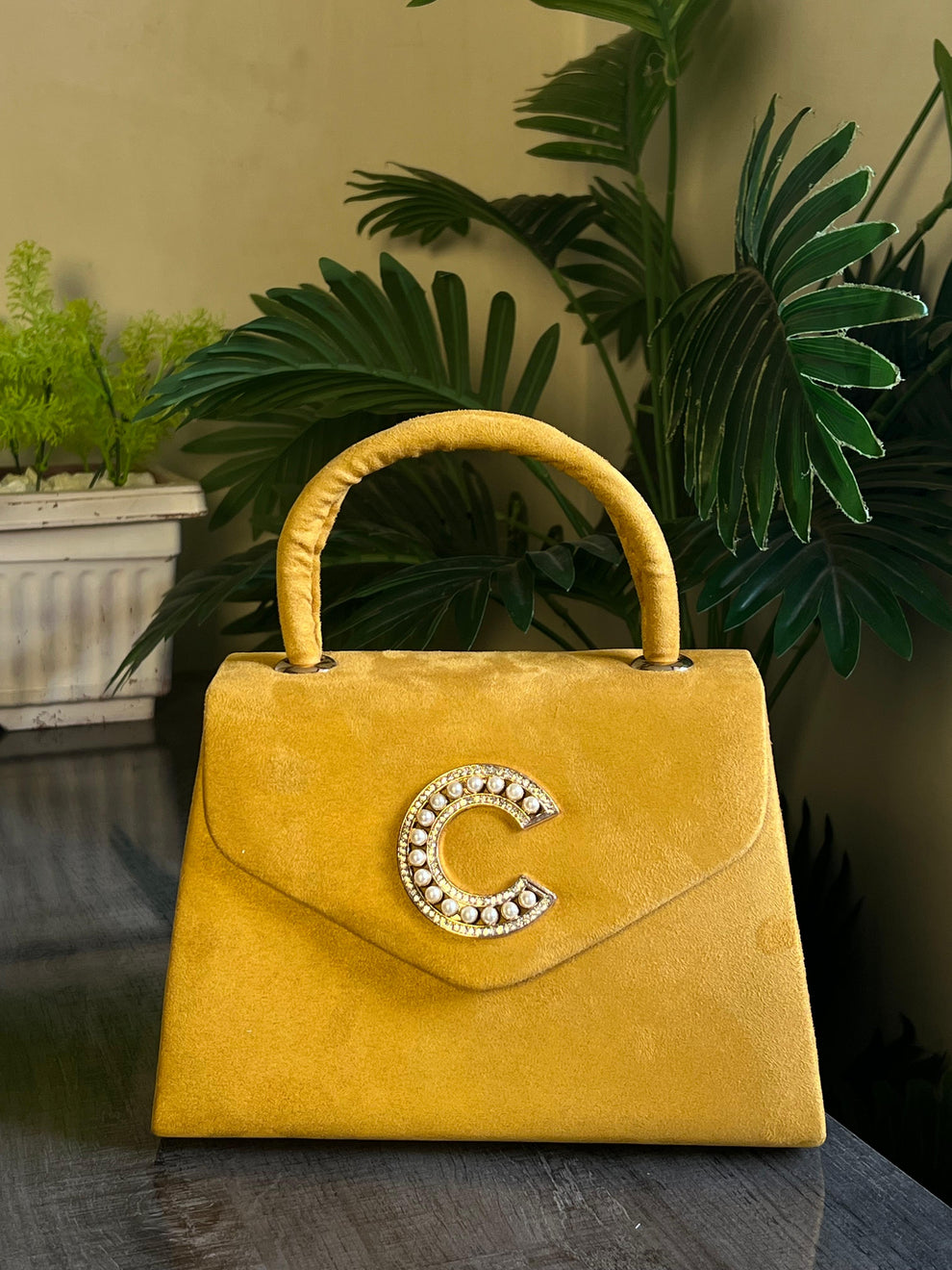 Culture Handbag Classic Chic Black-Blue-Brown-Mustard