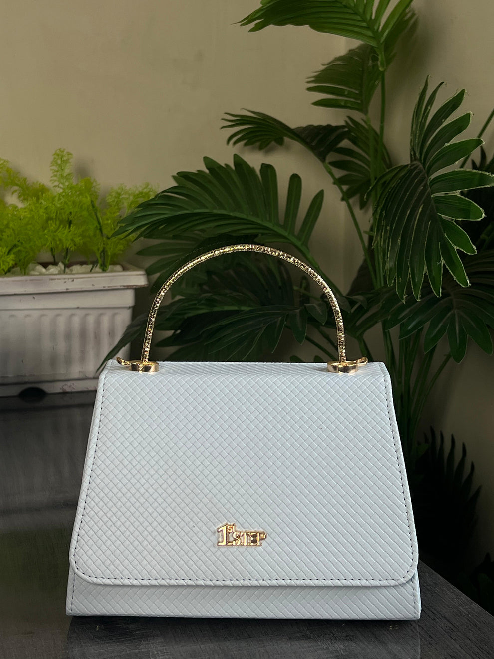 Culture 1st-Step Handbag Midnight Weave | Black-White-Skyblue-Beige-Lightgreen