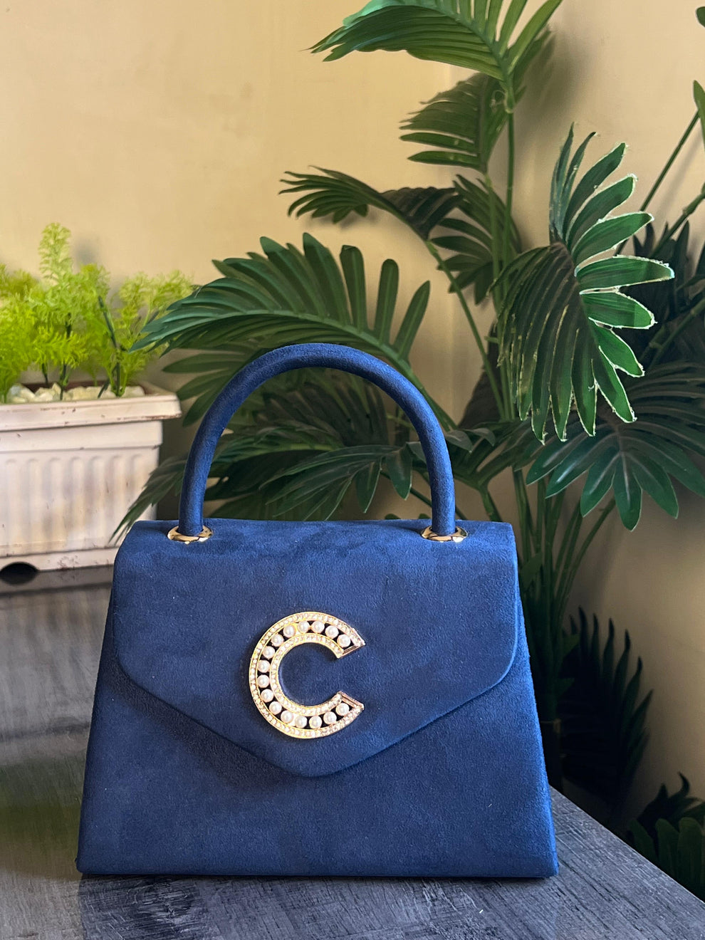 Culture Handbag Classic Chic Black-Blue-Brown-Mustard