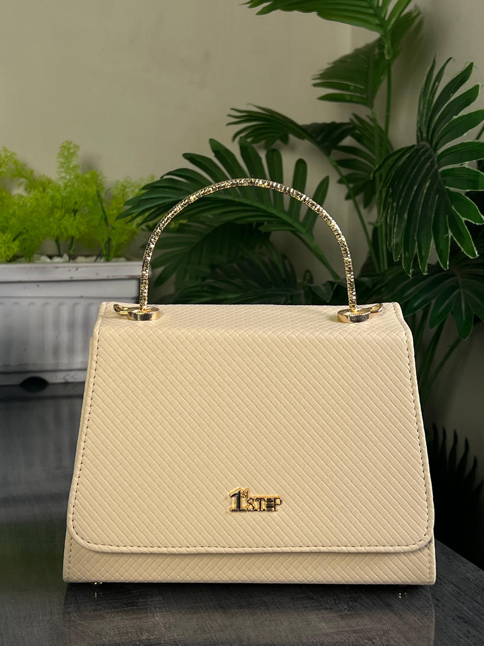 Culture 1st-Step Handbag Midnight Weave | Black-White-Skyblue-Beige-Lightgreen
