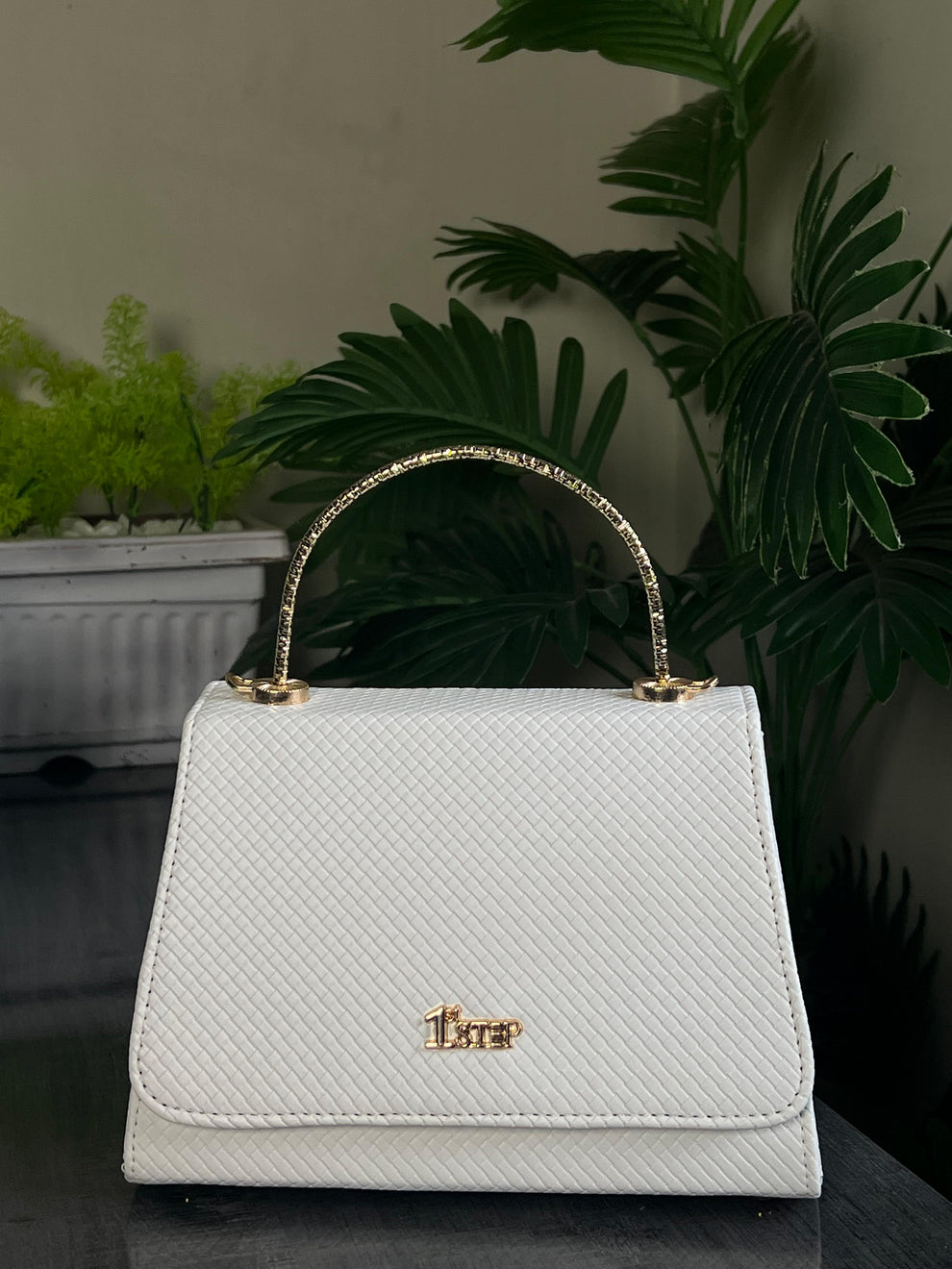 Culture 1st-Step Handbag Midnight Weave | Black-White-Skyblue-Beige-Lightgreen
