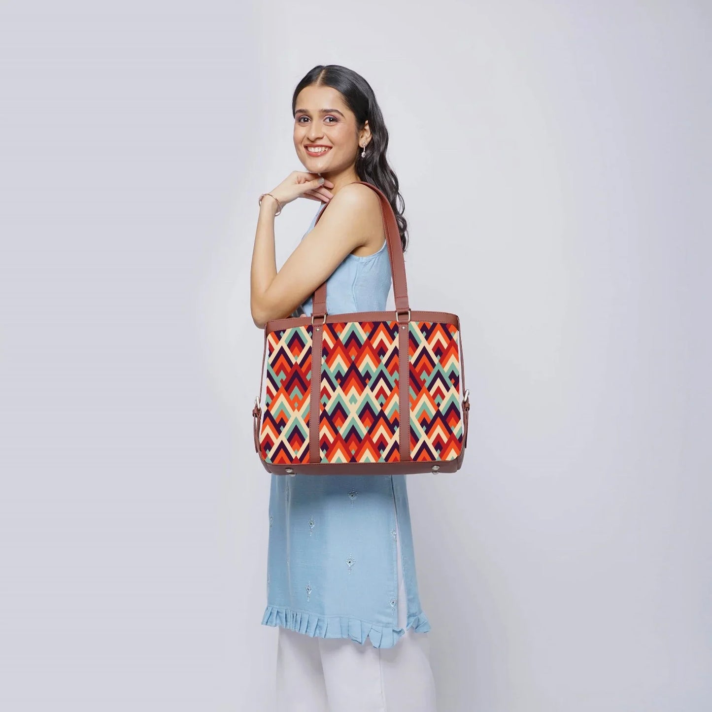 Culture Strap Canvas Tote Bag Sunset