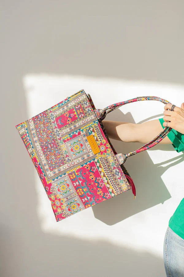 Culture Canvas Tote Patterned Print