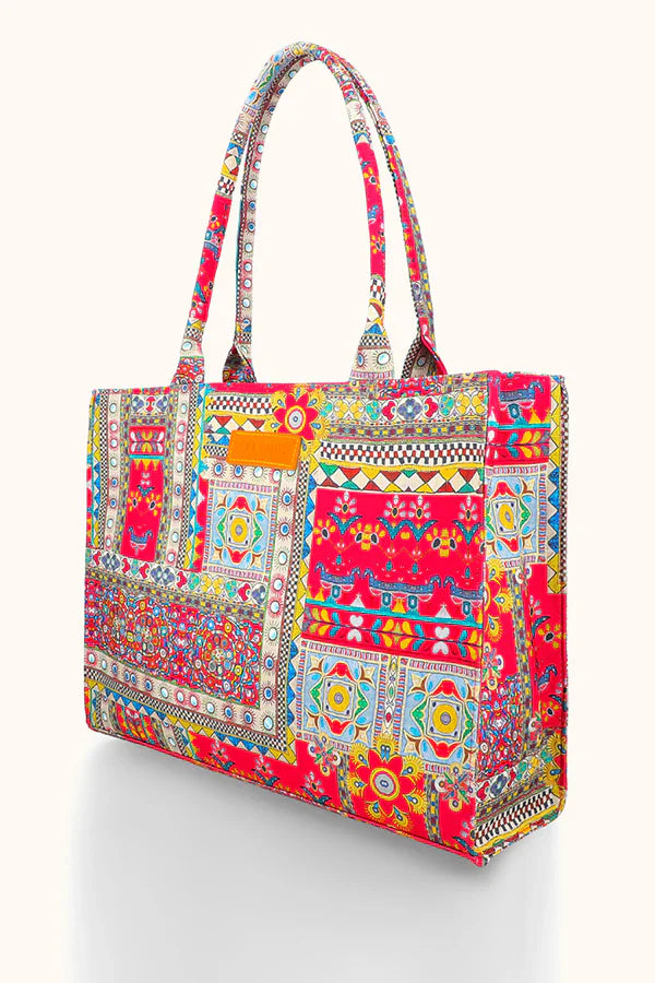 Culture Canvas Tote Patterned Print