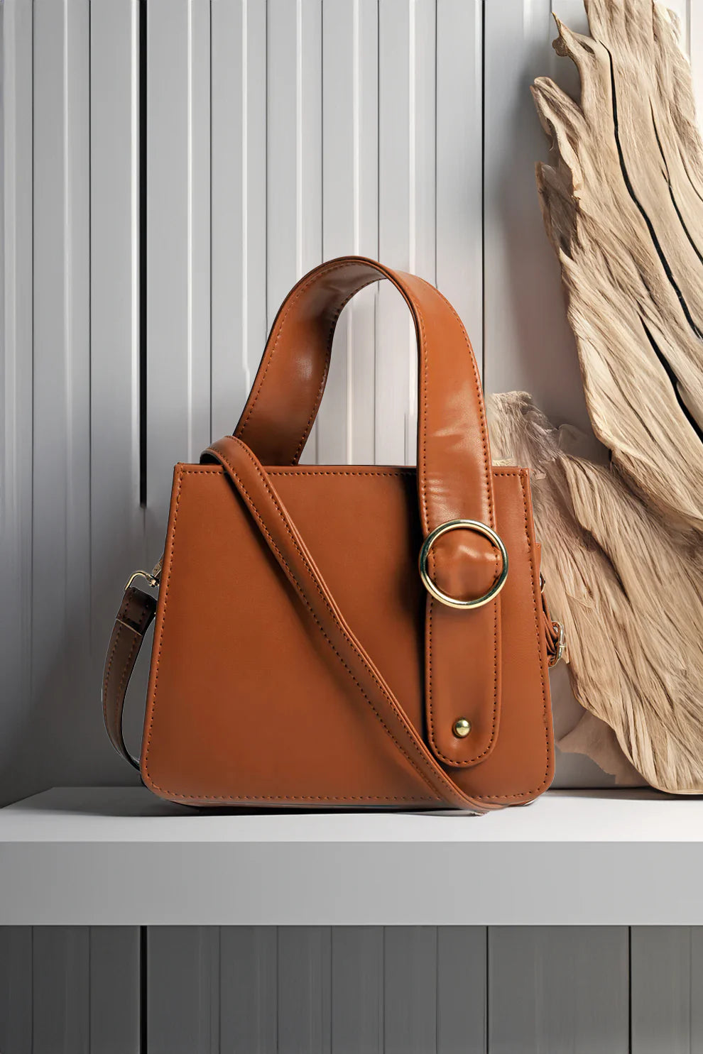 Culture Handbag RingBloom - Brown