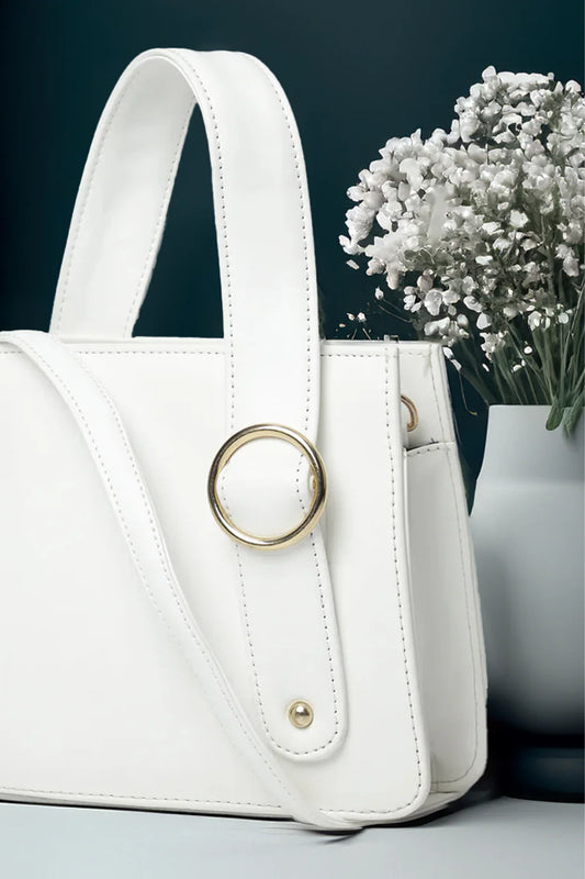 Culture Handbag RingBloom - White