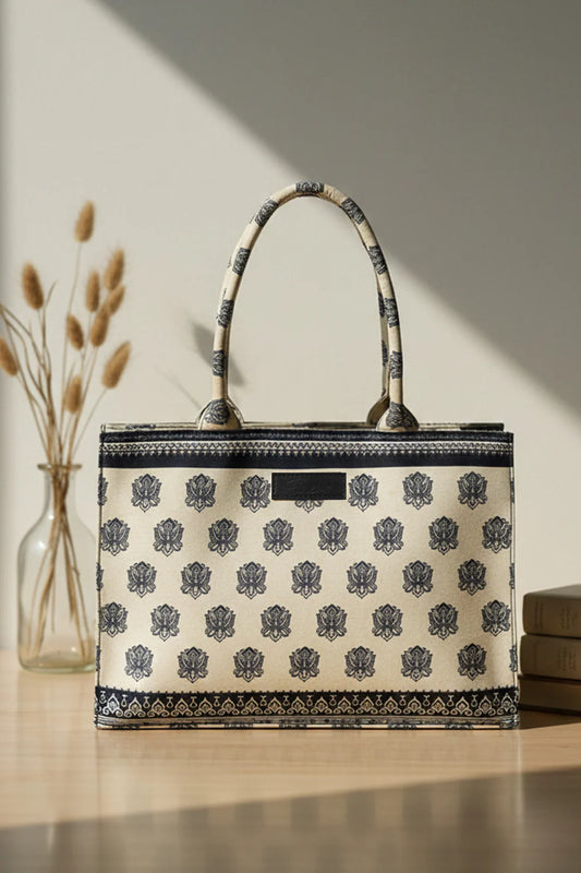Culture Canvas Tote  Lotus