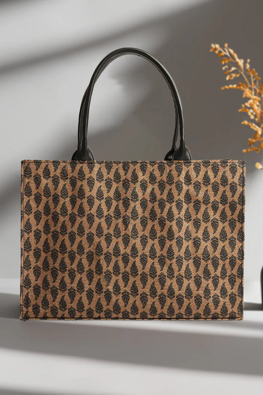 Culture Canvas Tote Premium Strap Brown