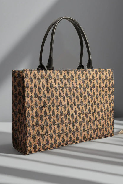 Culture Canvas Tote Premium Strap Brown