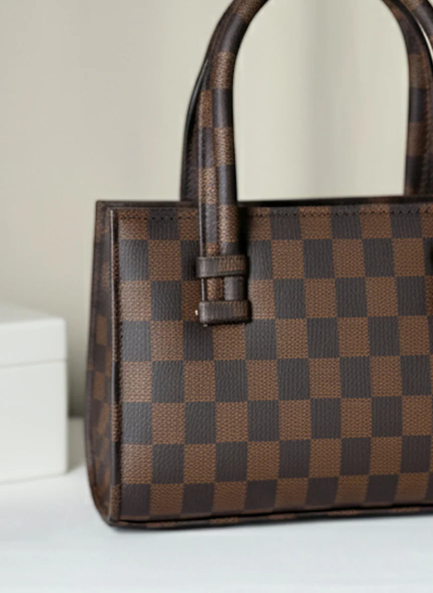 Culture HandBag Mini Checkered - Brown