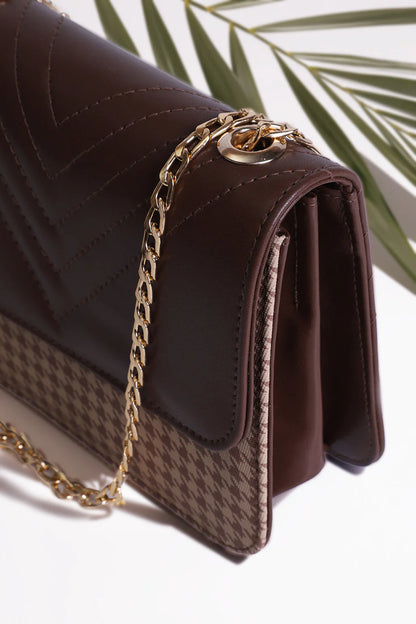 Culture Shoulder Bag ChevronFlap - Brown