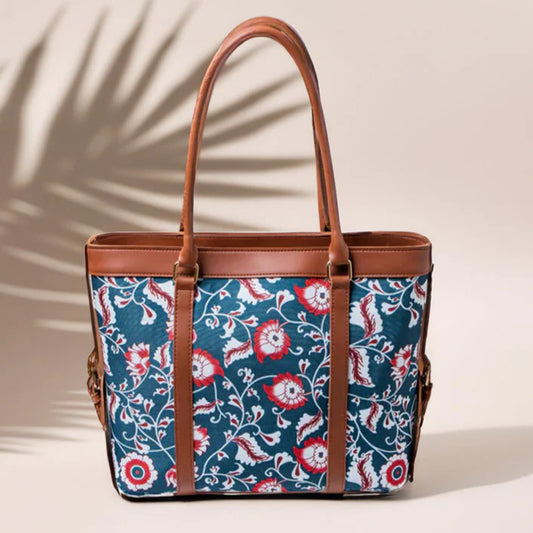 Culture Strap Canvas Tote Bag  Sunset Allure