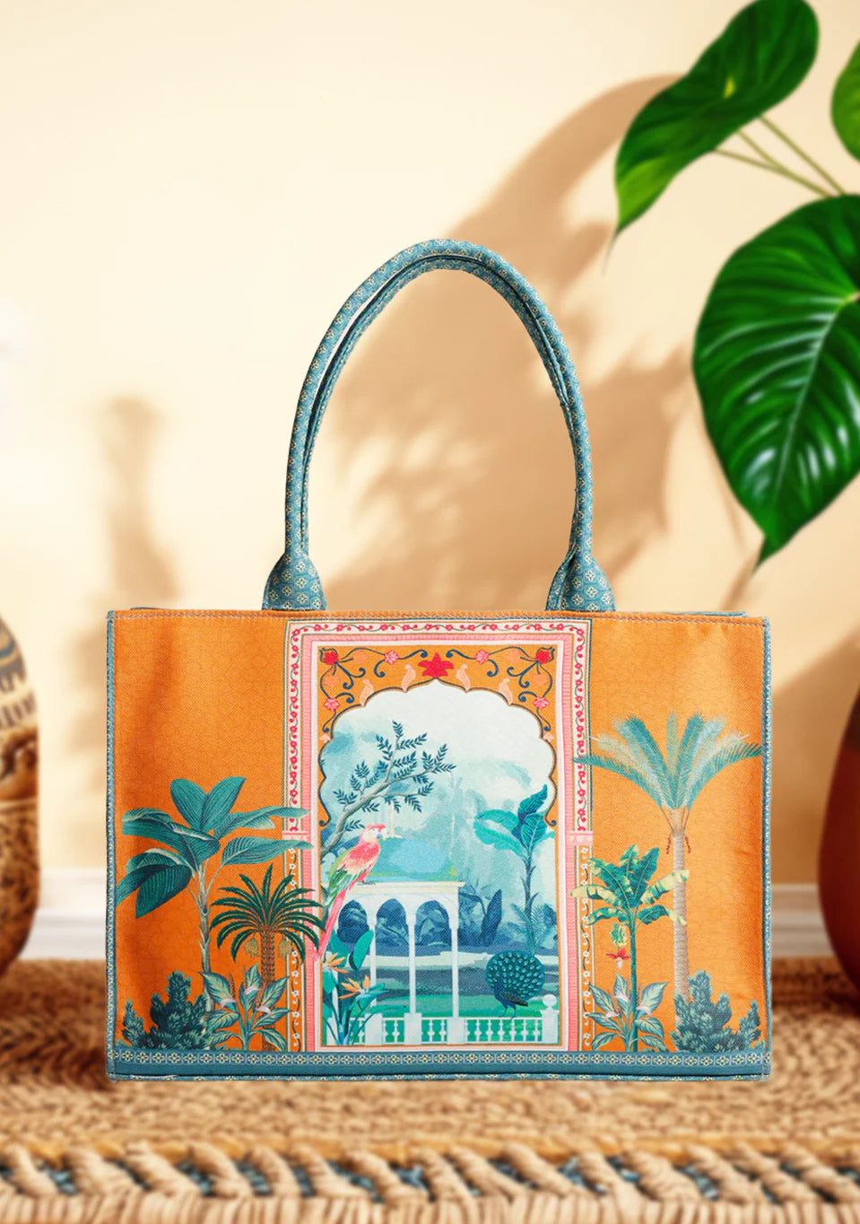 Culture Canvas Tote Bag Tropical Vibes