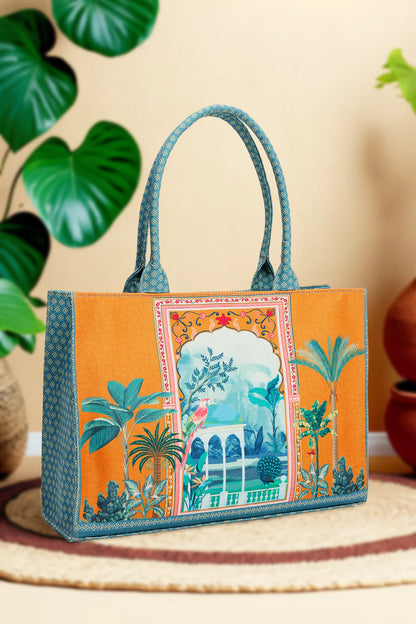 Culture Canvas Tote Bag Tropical Vibes