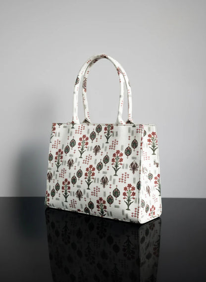 Culture Canvas Tote Bags Flower Craft