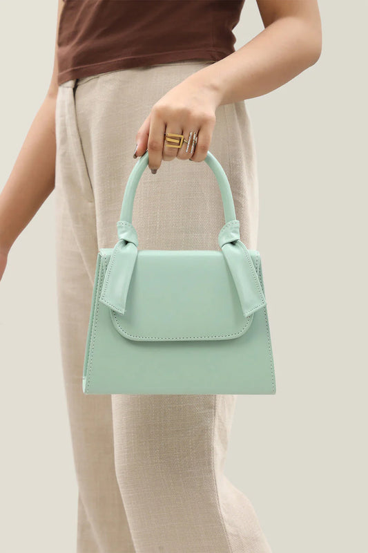 Culture - Handbag  Mini Prism -Cyan