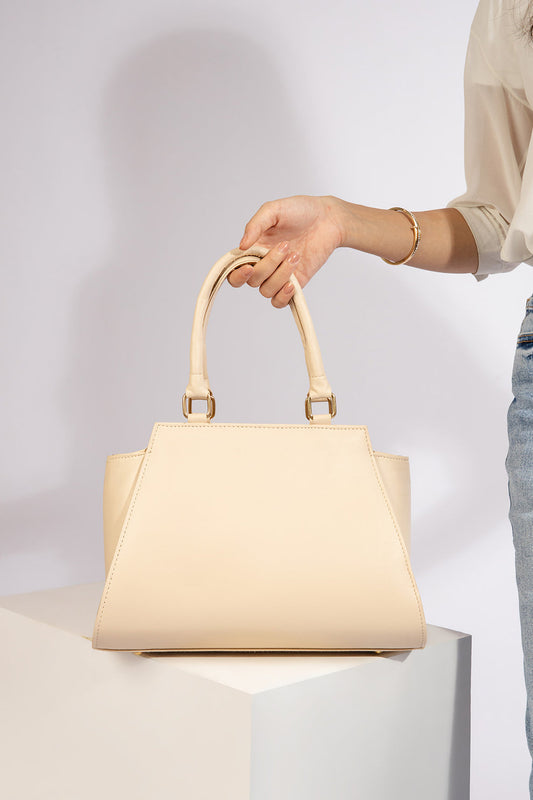 Culture Shoulder Elegent Tote Beige