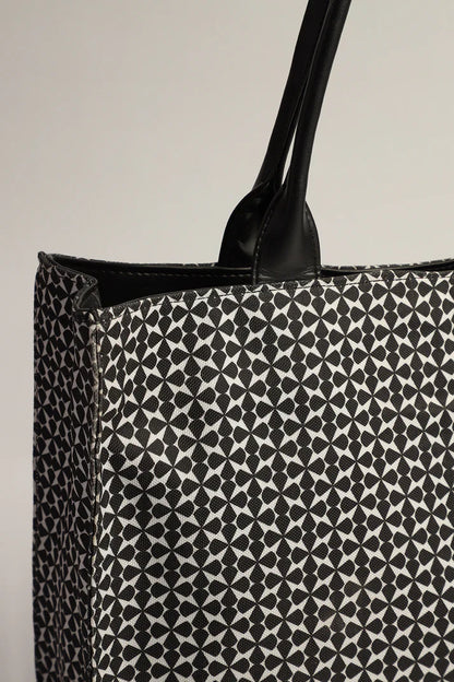 Culture Canvas Tote Premium Strap Black