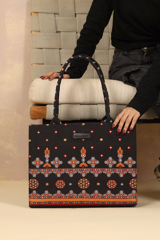 Culture Canvas Tote Midnight Bloom