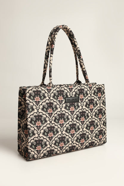 Culture Canvas Tote Round Floral