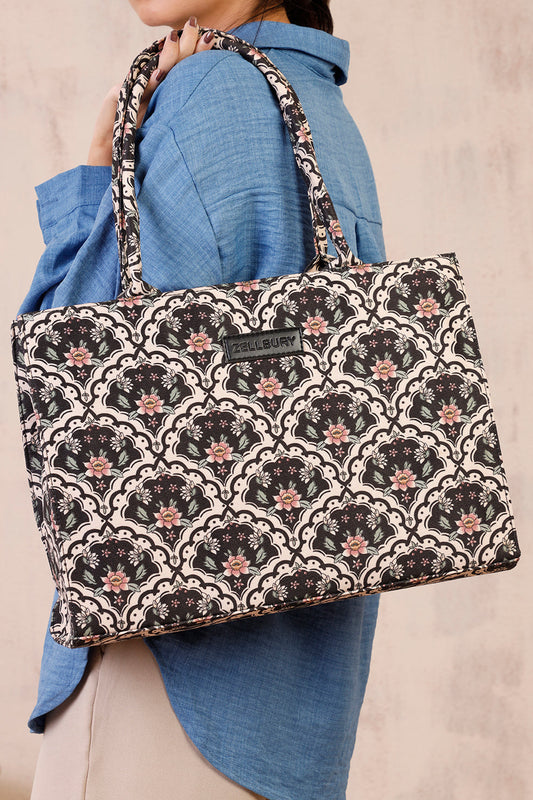Culture Canvas Tote Round Floral