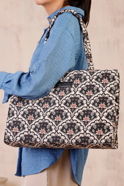 Culture Canvas Tote Round Floral