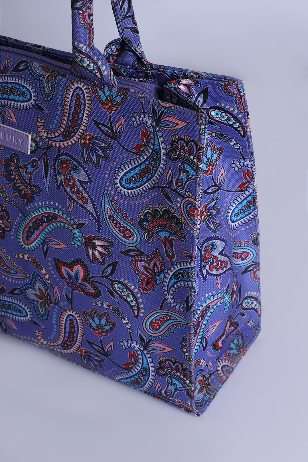 Culture Tote Bag in Purple Mountain Majesty Color