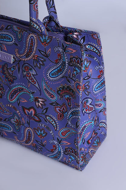 Culture Tote Bag in Purple Mountain Majesty Color