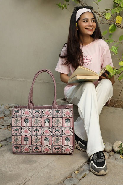 Culture Canvas Tote Pink Strom