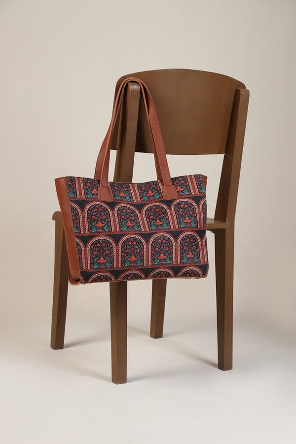 Culture Canvas Tote Royal Peacock