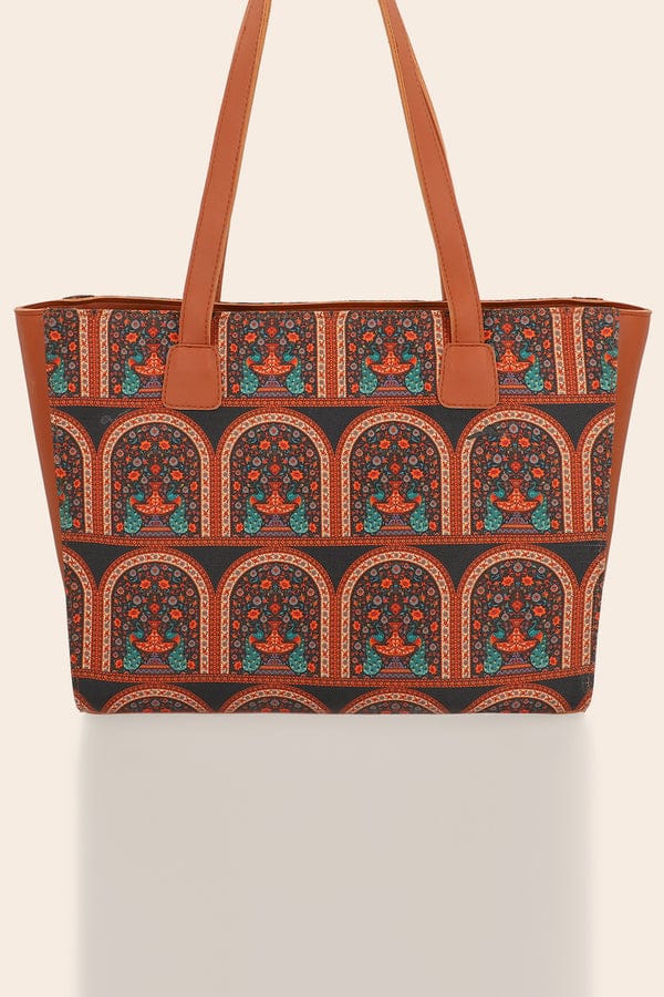 Culture Canvas Tote Royal Peacock