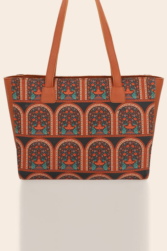 Culture Canvas Tote Royal Peacock