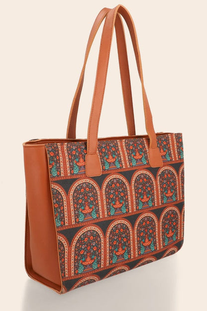 Culture Canvas Tote Royal Peacock