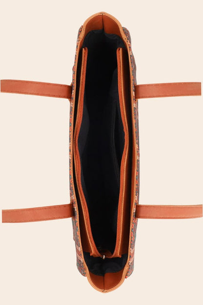 Culture Canvas Tote Royal Peacock